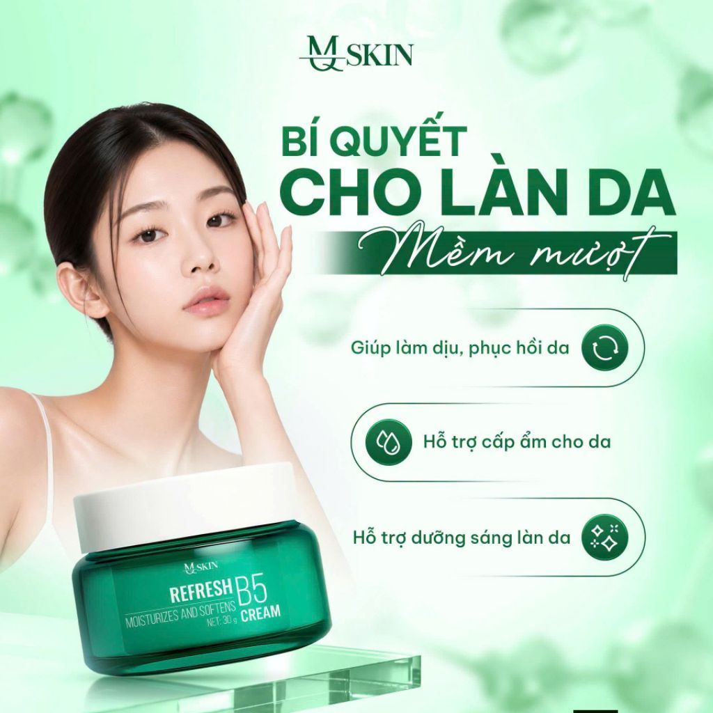KEM DƯỠNG SÁNG PHỤC HỒI DA B5 MQ SKIN 30g_ RECOVERY CREAM B5 MQ SKIN