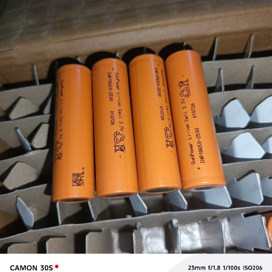 sunpower 18650 mới dl 2500mah
