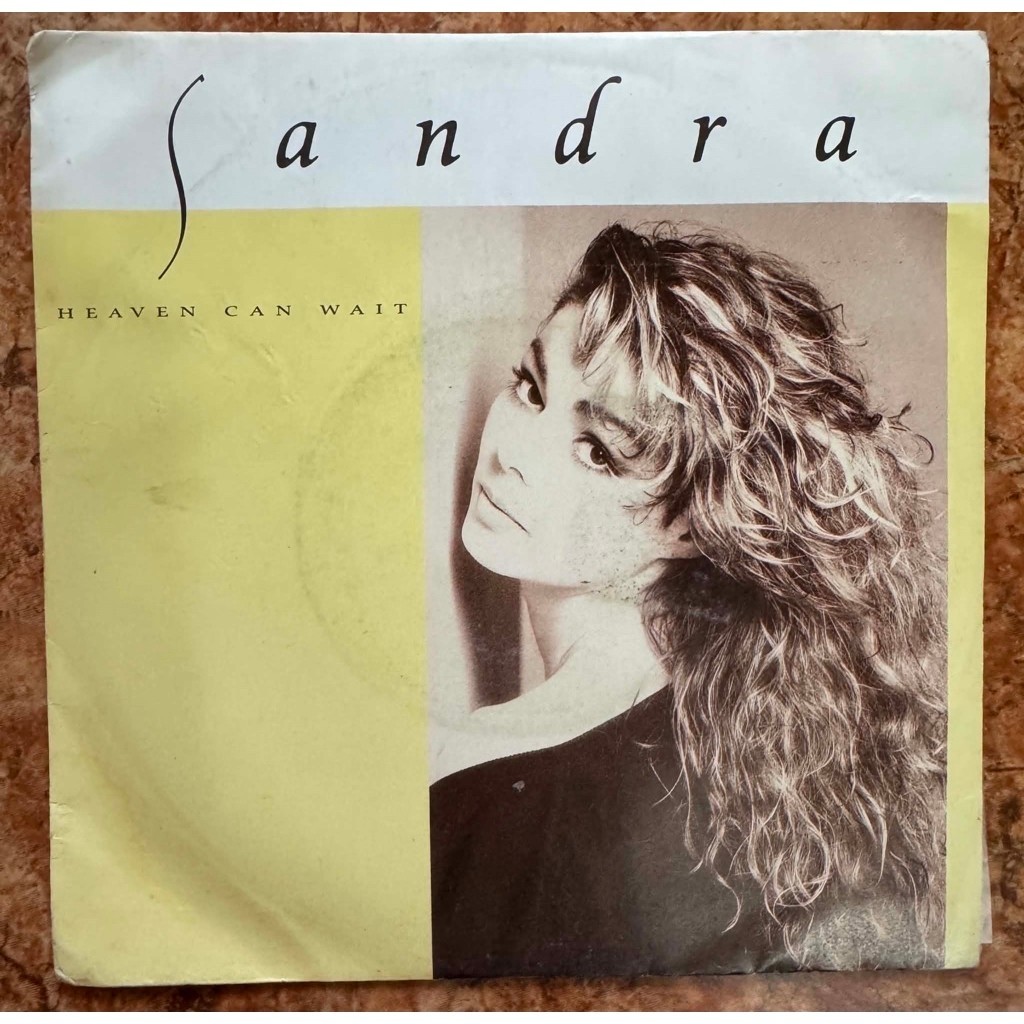 ĐĨA THAN 7 inch 45 rpm - SANDRA - Heaven Can Wait