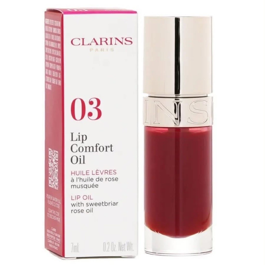 🍒 DẦU DƯỠNG MÔI CLARINS LIP COMFORT OIL 03 CHERRY – 7ML 🍒