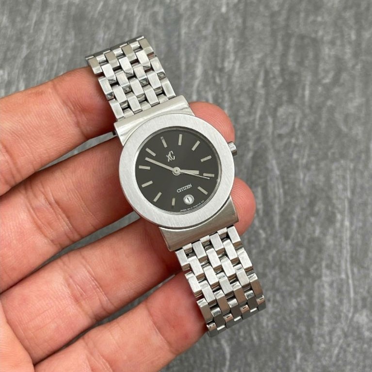Đồng hồ nữ Citizen X.C cao cấp mặt đen kính saphia chạy pin hàng si