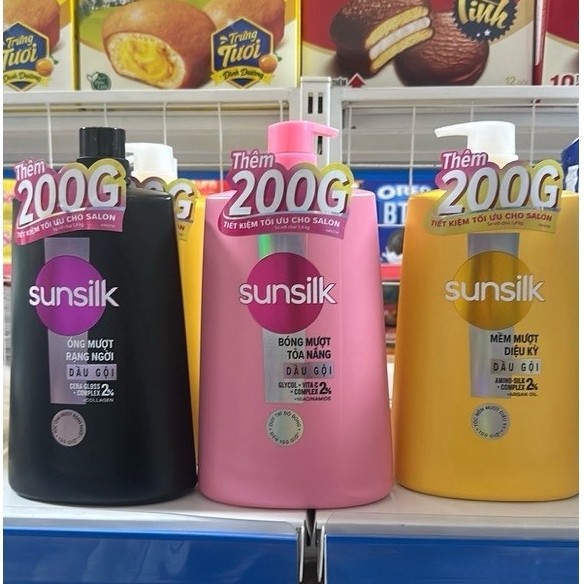 Dầu Gội Sunsilk 1.6kg Mềm Mượt Diệu Kỳ | Bồng Mượt Tỏa Nắng | Óng Mượt Rạng Ngời | Dầu Gội Sunsilk C