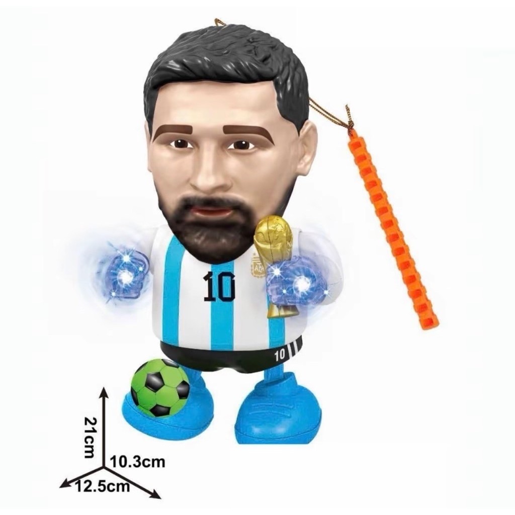 Lồng Đèn Pin Trung Thu Ronaldo/Messi Có Đèn Nhạc Đồ Chơi Trung Thu Cho Bé