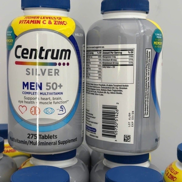 CENTRUM SILVER MEN 50+ VIÊN UỐNG TỔNG HỢP VITAMIN CHO NAM TRÊN 50 tuổi