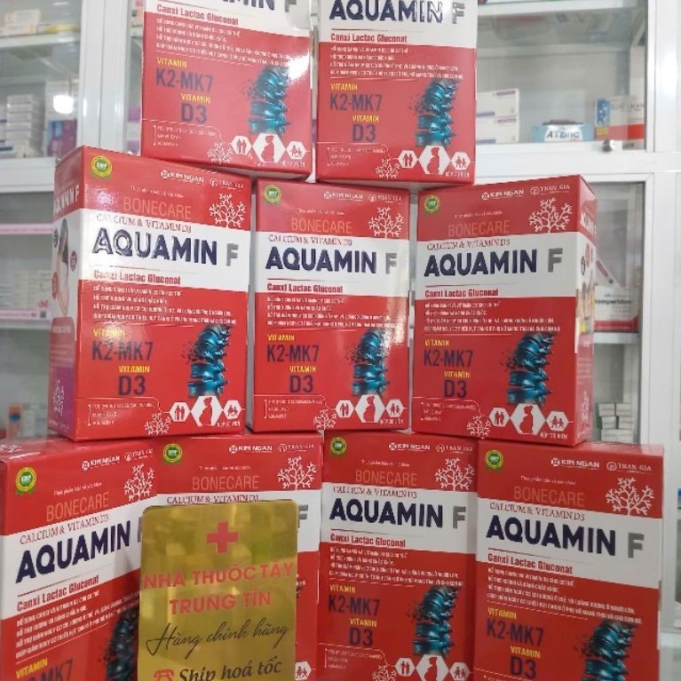[CHÍNH HÃNG] VIÊN UỐNG BỔ SUNG CALCI AQUAMIN F  LỌ 30 VIÊN