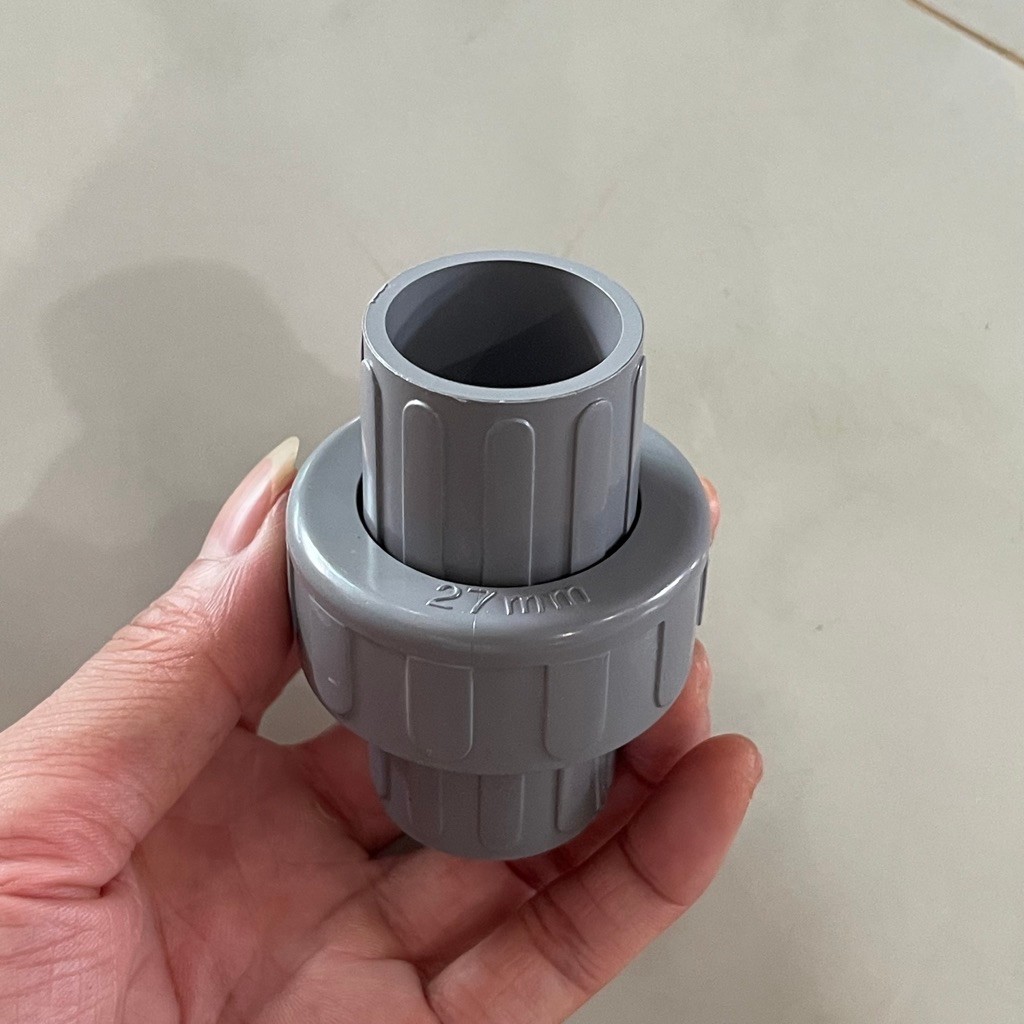 Rắc Co, Khớp Nối Sống, Zacco độ phi 21, 27, 34, 42, 49, 60, 90mm. Nhựa Siêu Thành (ST).