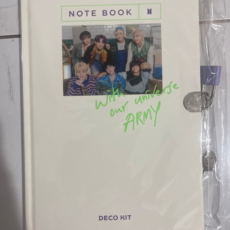 NOTE BOOK BTS DECO KIT