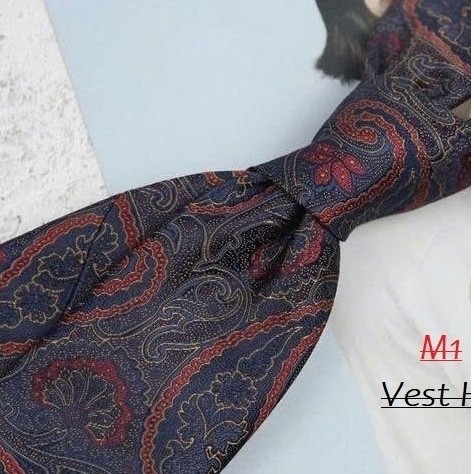 Cà Vạt Carvat Nhà Vest Hạ Sẵn 3 Màu Cho Khách Lựa Chọn Sọc Chéo Chấm Bi