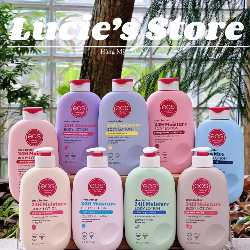 [ Đủ Mùi - Hoả Tốc ] 🌸 EOS 24H MOISTURE BODY LOTION – LOTION DƯỠNG THỂ EOS SIÊU THƠM CỰC XINH 473ML 