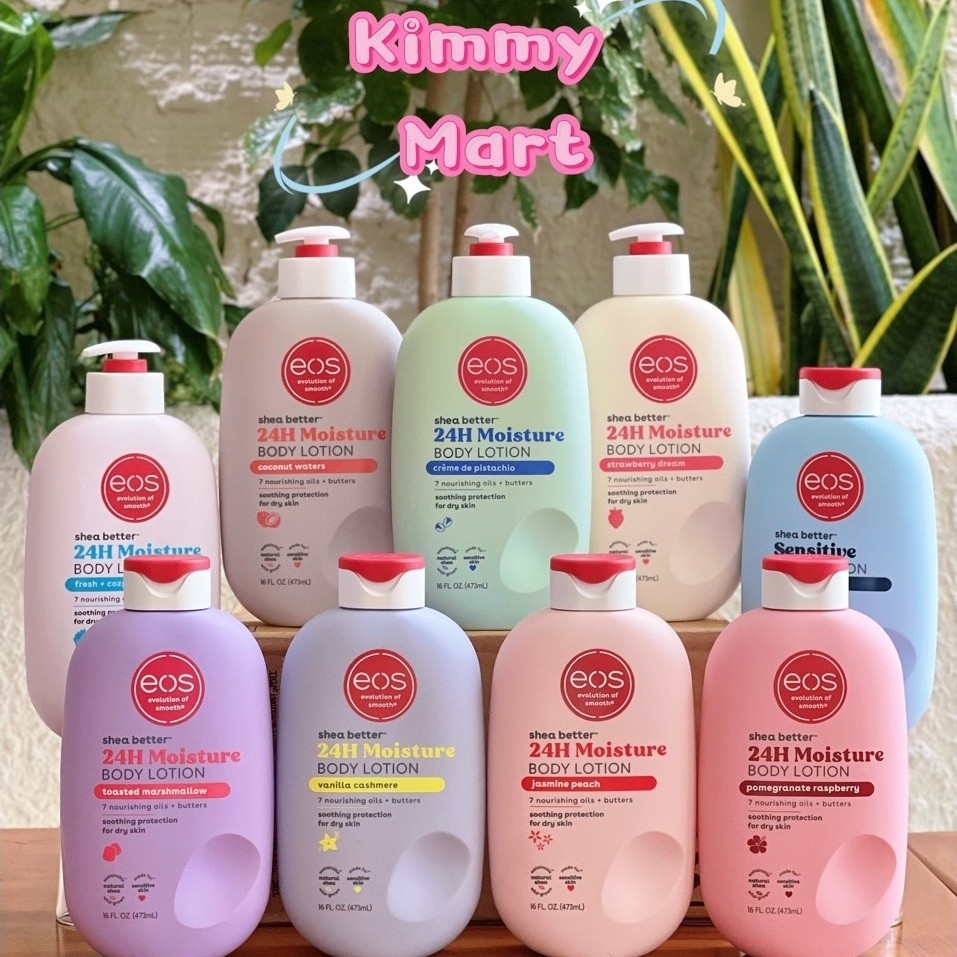 [ ĐỦ MÙI - HOẢ TỐC ] 🌸 EOS 24H MOISTURE BODY LOTION – LOTION DƯỠNG THỂ EOS 473ML 🌸