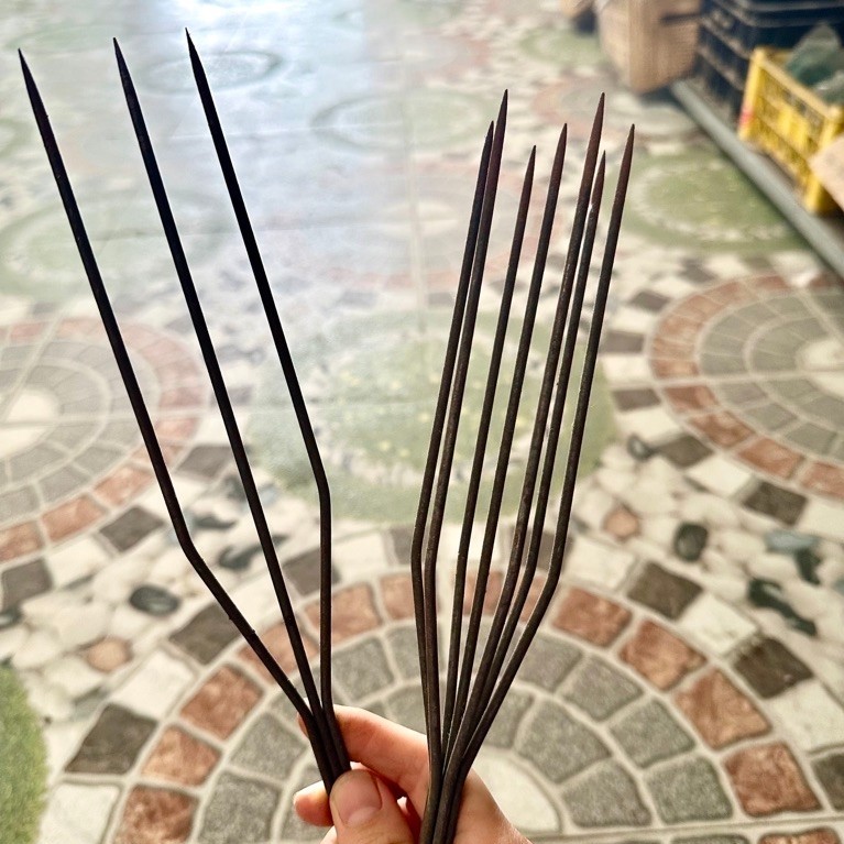 Mũi chĩa chia 3, chia 7 thép đen siêu bền chắc