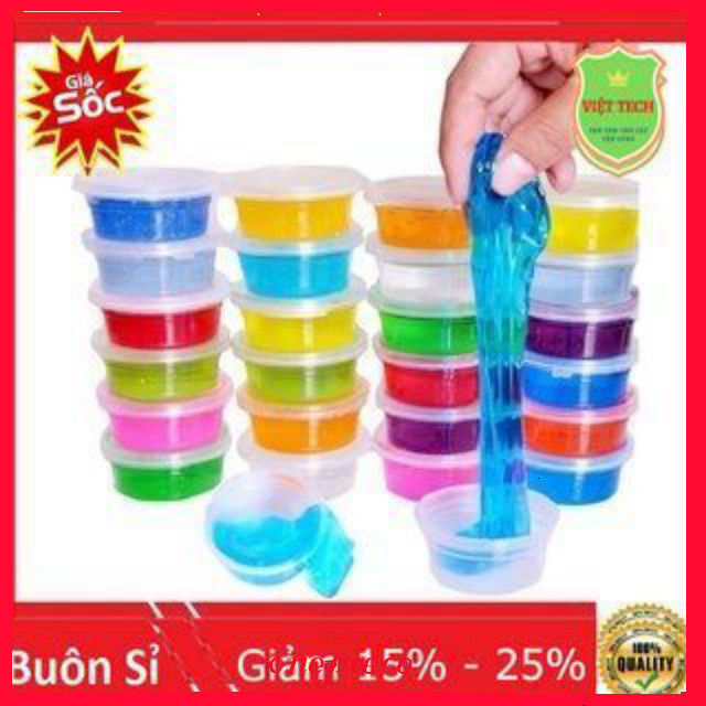 Bộ Slime - Slam dẻo - Slime mây, Nước, Xốp