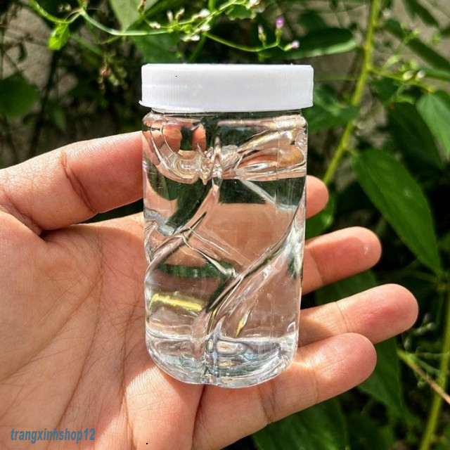 Slime-slam thuỷ tinh trong suốt mềm dẻo dai