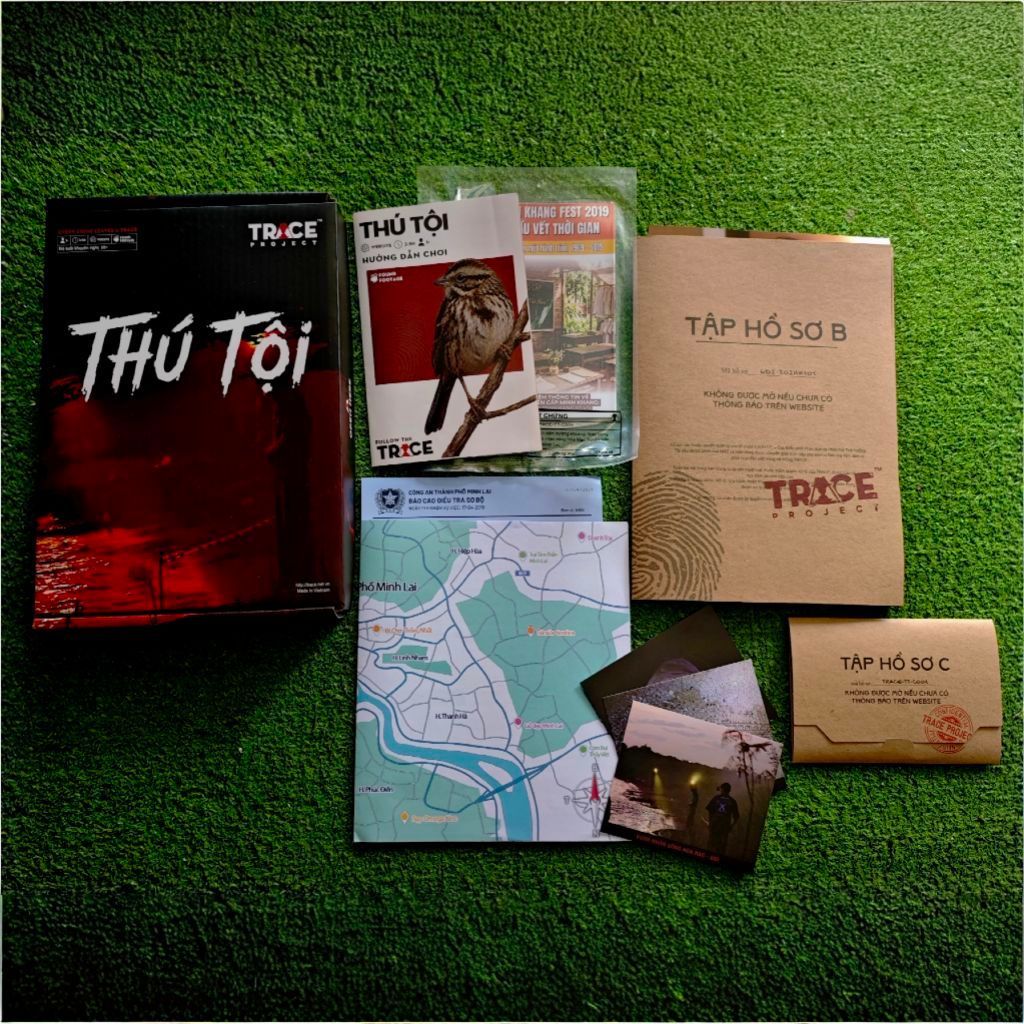 Pass Boardgame phá án Trace Thú tội