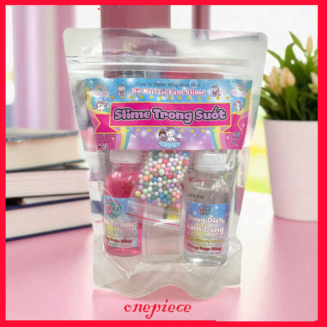 Bộ Kit Làm Slime Basic Slime Mây Rơi Nhiều Màu - Nguyên Liệu Làm Slime