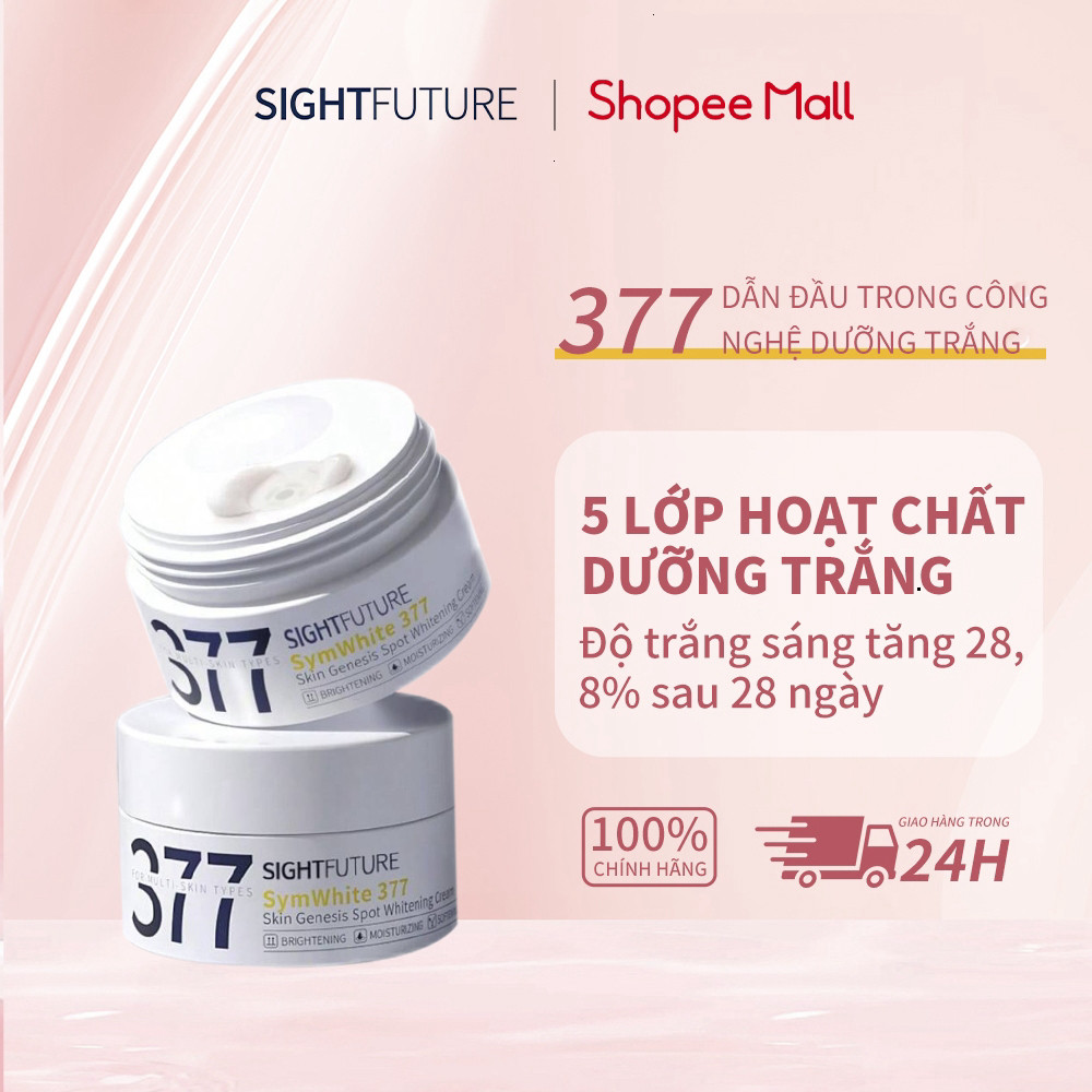 SIGHTFUTURE 377 SymWhite Kem dưỡng trắng mờ vết nám 30g