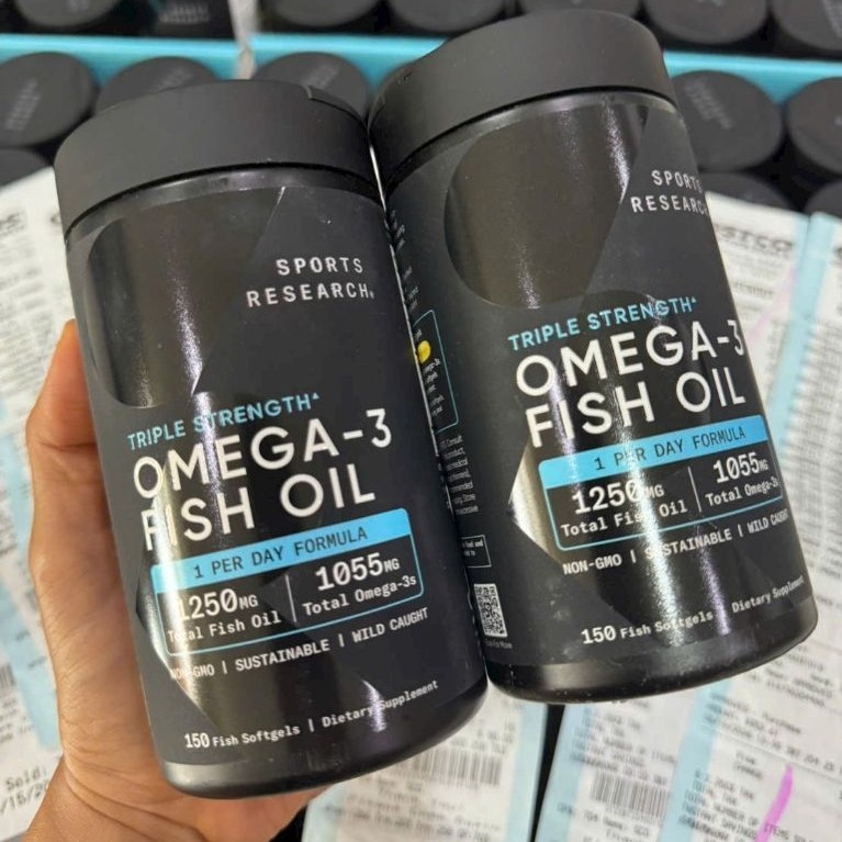 SR Omega 3 fish oil 1250mg fish oil 1055mg omega 3 150 viên