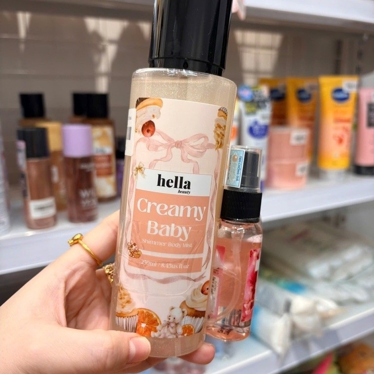 Body Mist Nước Hoa Hella Beauty Cozy Vanilla 250ml