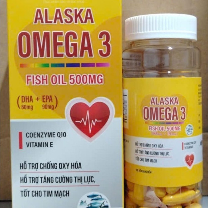Viên Uống ALASKA OMEGA 3 lọ 100 viên