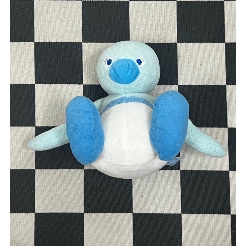 Gấu bông hình chim cánh cụt Pingu màu xanh lạ lạ