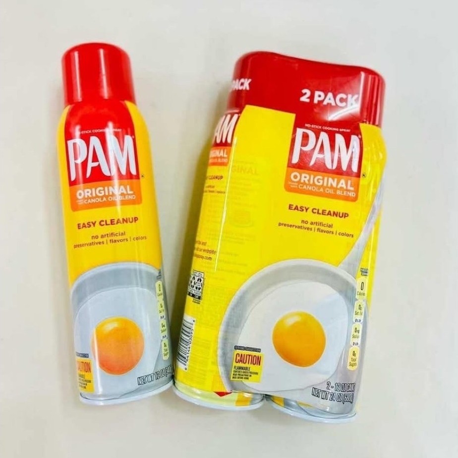 Dầu Xịt Pam 0 Calo - Dầu Hoa Cải Ăn Kiêng Chiên Xào Salad Giảm Cân