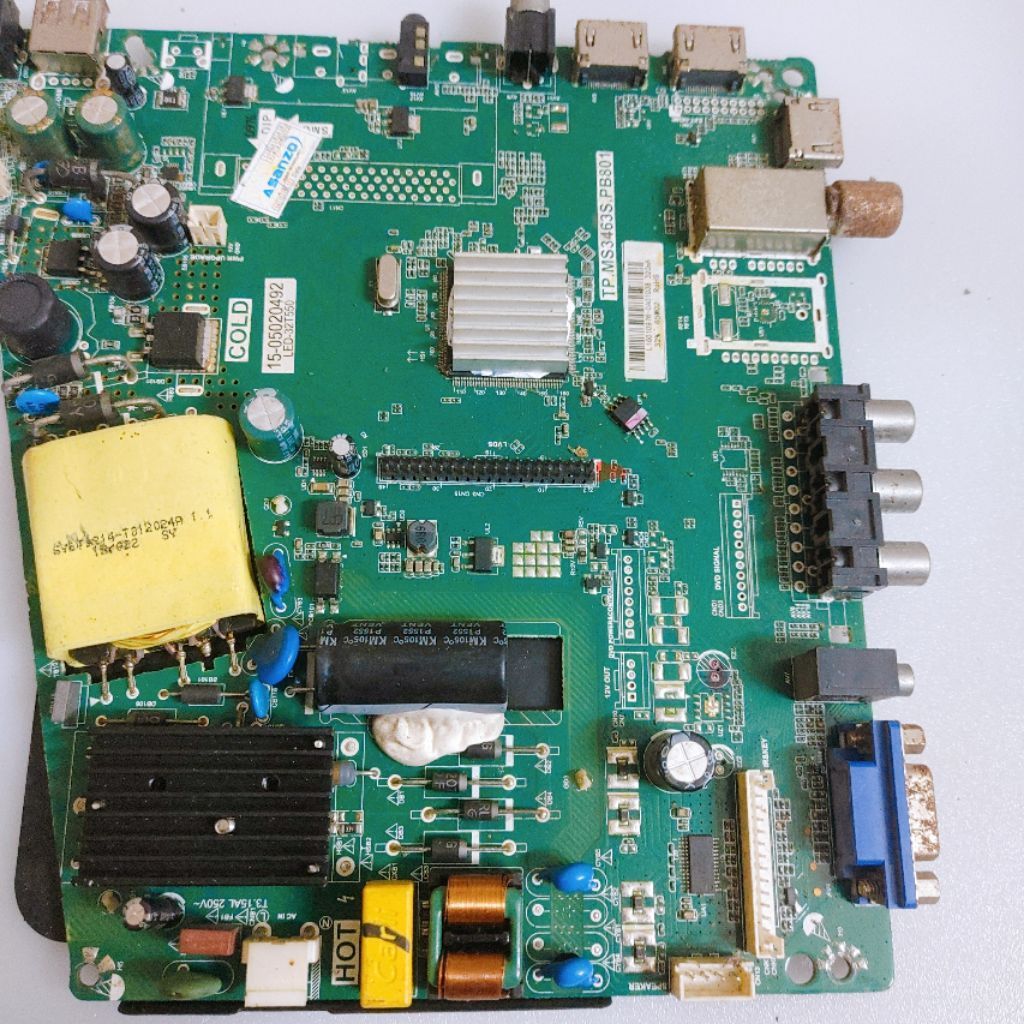 Bo khiển liền nguồn Tivi mã  MS3463S-PB801