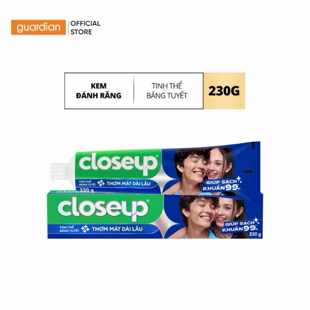 Kem Đánh Răng Closeup (Tuýp/230g)