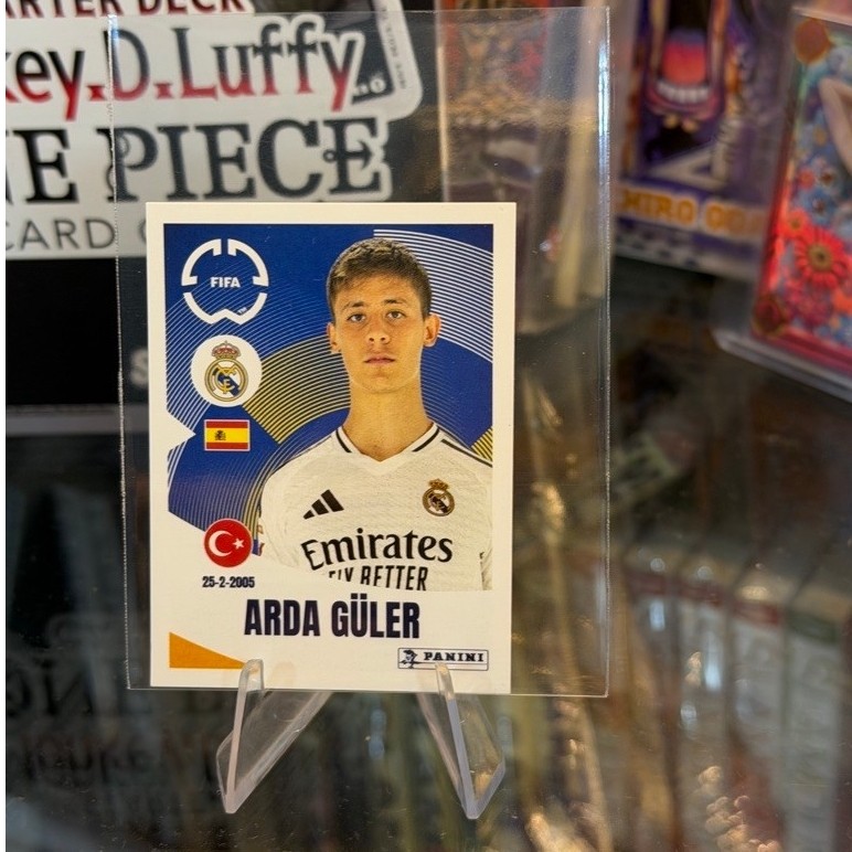[RARE] Sticker Cầu Thủ Arda Guler Panini FIFA CLUB WORLD CUP 2025 Áo Real Madrid