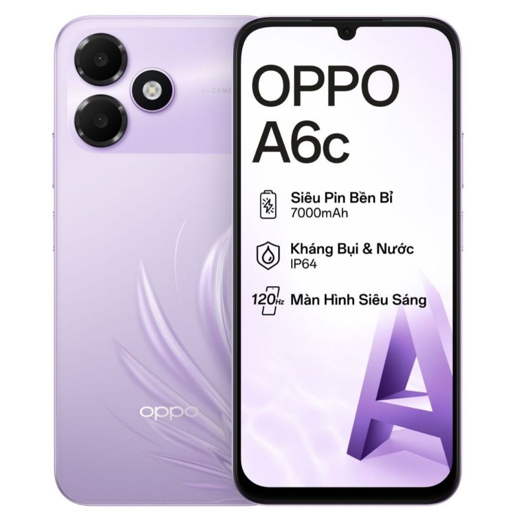 Điện thoại A6c 4/128 siêu pin 7000mAh, sạc ngược không dây - hàng chính hãng