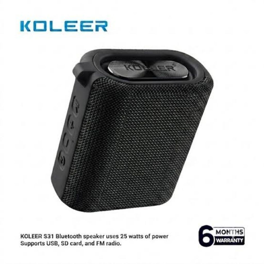 Loa Bluetooth 𝗞𝗢𝗟𝗘𝗘𝗥 𝗦𝟯𝟭 10W bass căng chống nước IPX7 ::