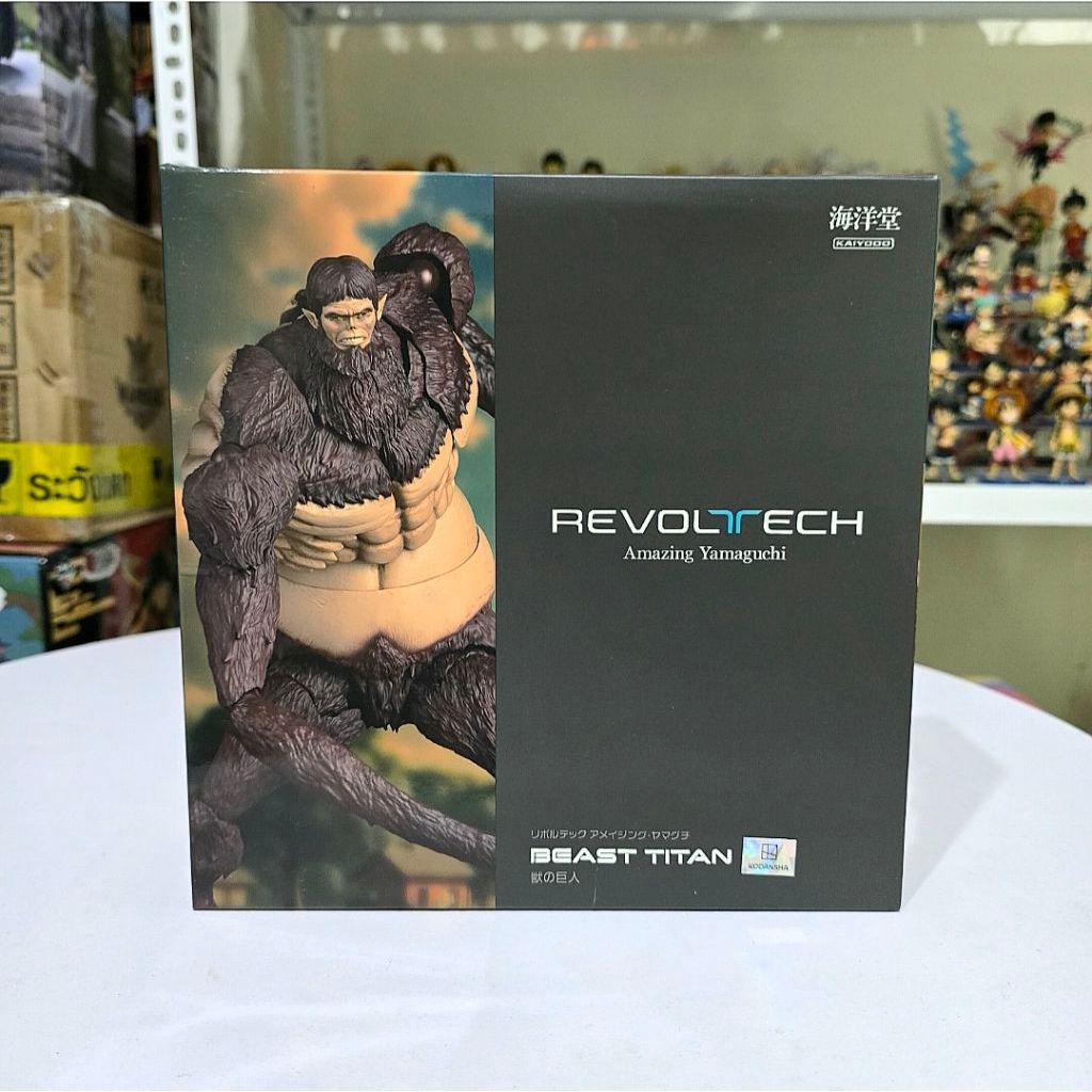 [Chính Hãng] Mô Hình Attack On Titan Beast Titan Revoltech - Amazing Yamaguchi - Full Box - Có Vĩ Nh