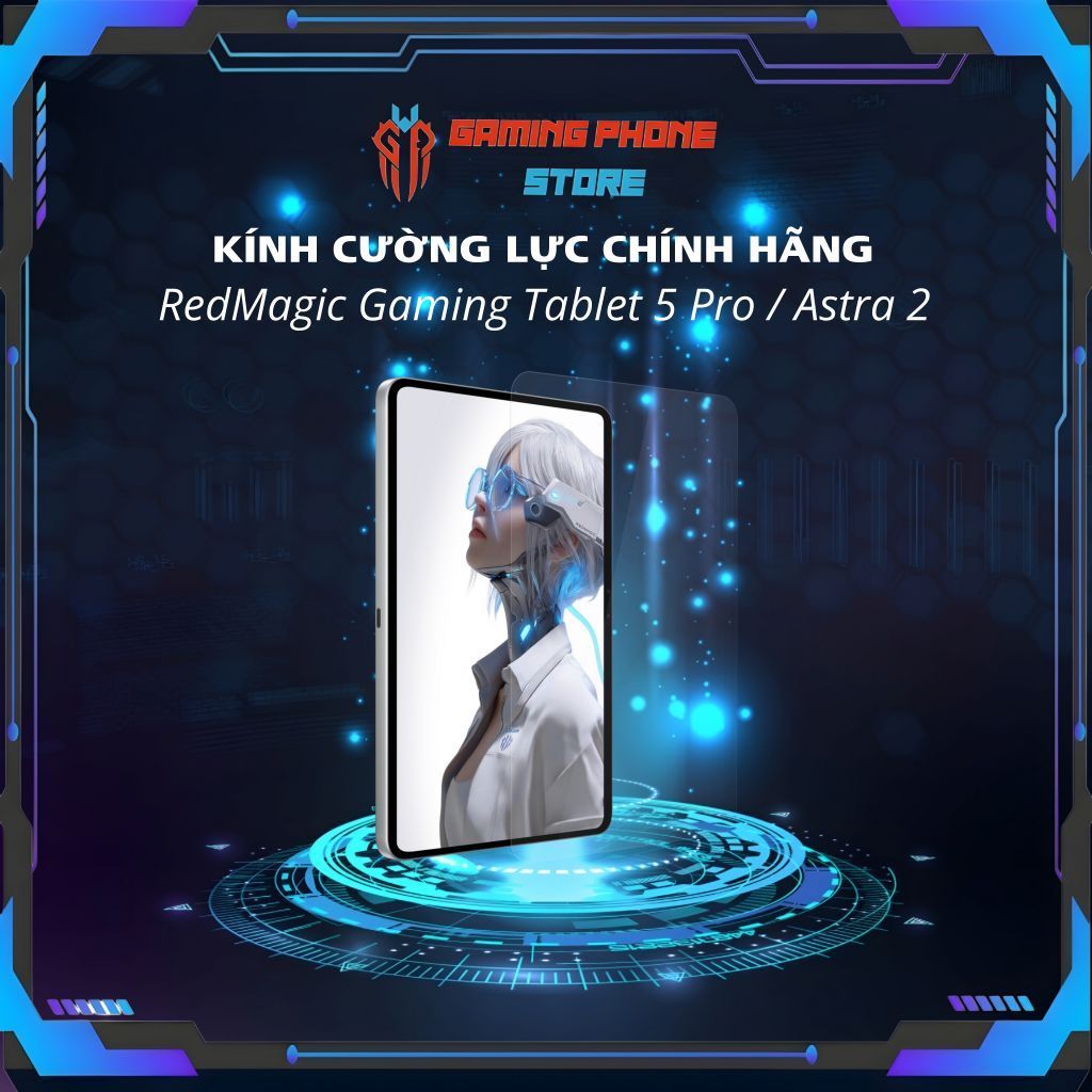 Kính cường lực Red Magic Gaming Tablet 5 Pro / Astra 2 ( Chính Hãng )