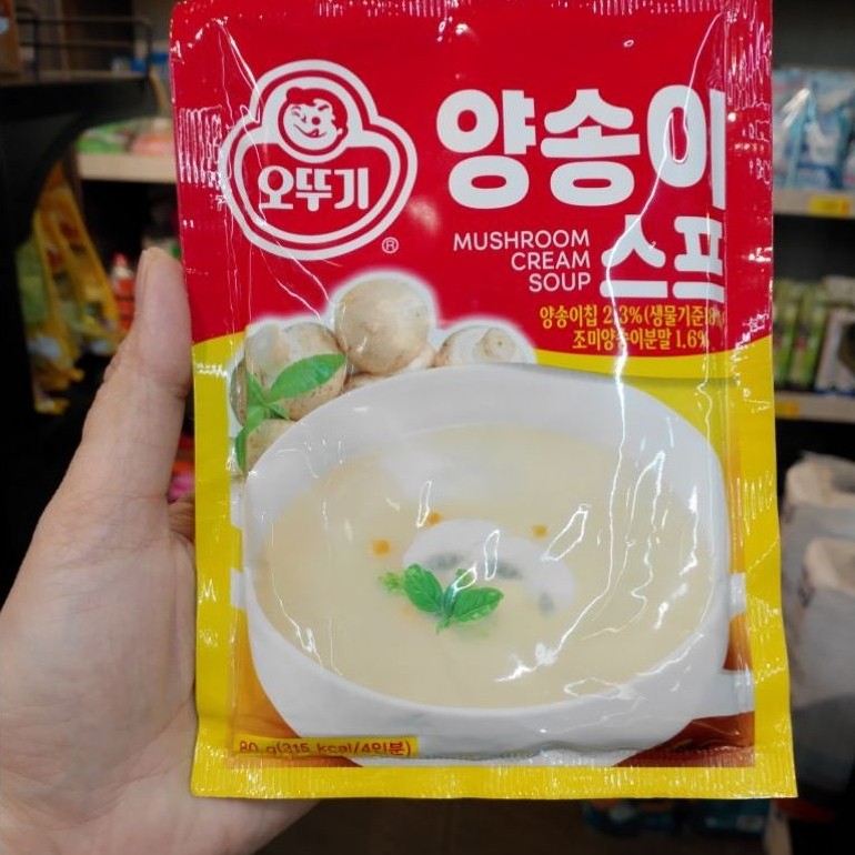 Bột súp kem nấm Ottogi hàn quốc 80g
