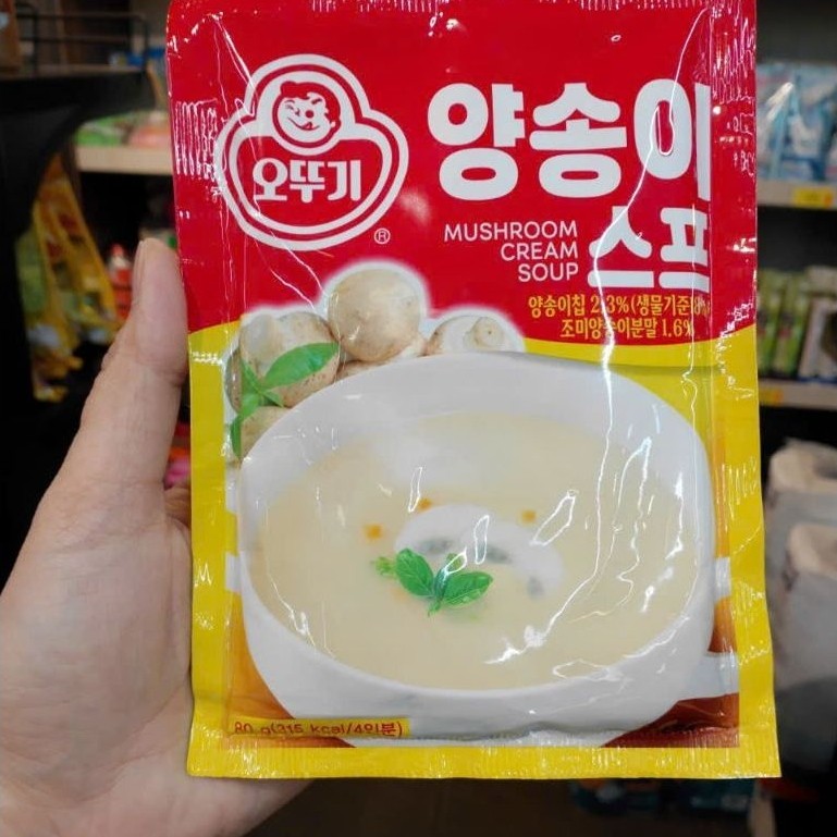 Bột súp kem hương nấm hàn quốc Ottogi 80g