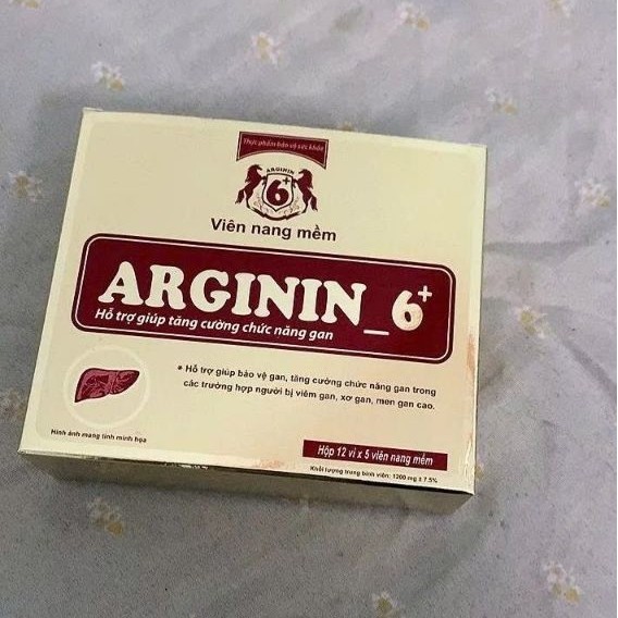 ARGININ 6+ BỒI BỔ CƠ THỂ,TĂNG CƯỜNG CHỨC NĂNG GAN