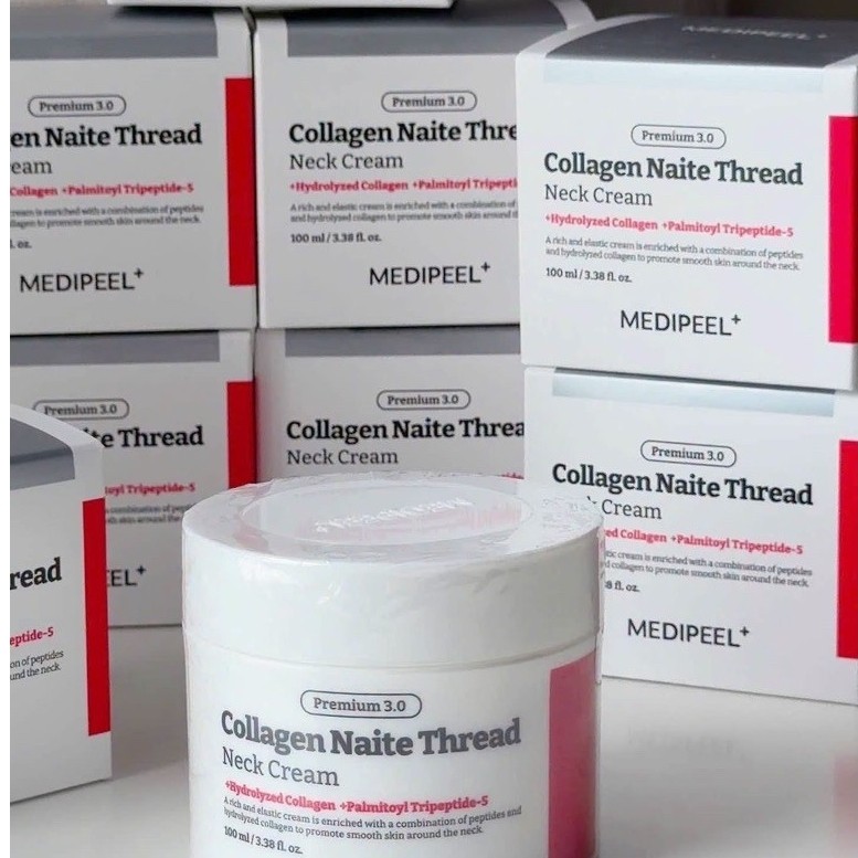 [AUTH 100%] KEM DƯỠNG CỔ MEDIPEEL COLLAGEN NATIE THREAD NECK CREAM PREMIUM 3.0