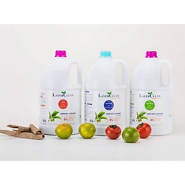 Nước rửa chén bát hữu cơ layer clean