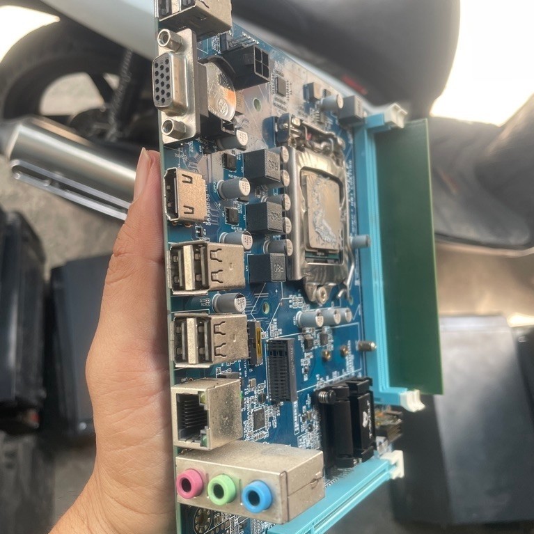 🔥 COMBO MAIN H61 MINI-ITX + i5 3470 + RAM 4GB – CHỈ 600K 🔥  ✅ Main H61 Mini-ITX TVOLF  có hdmi – nhỏ
