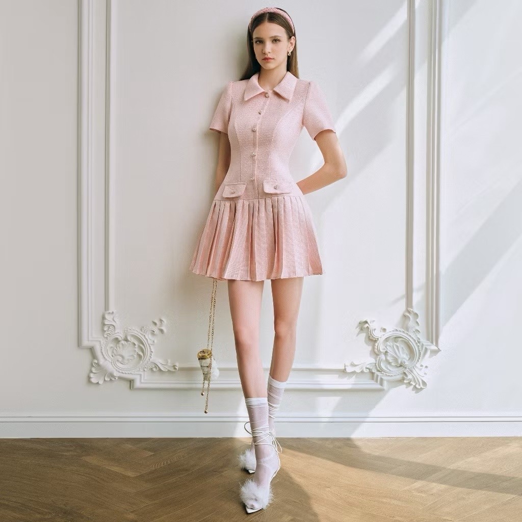 DARLING.ISM | Thanh lý/pass Đầm xoè xếp li Pamela Dress (size M)