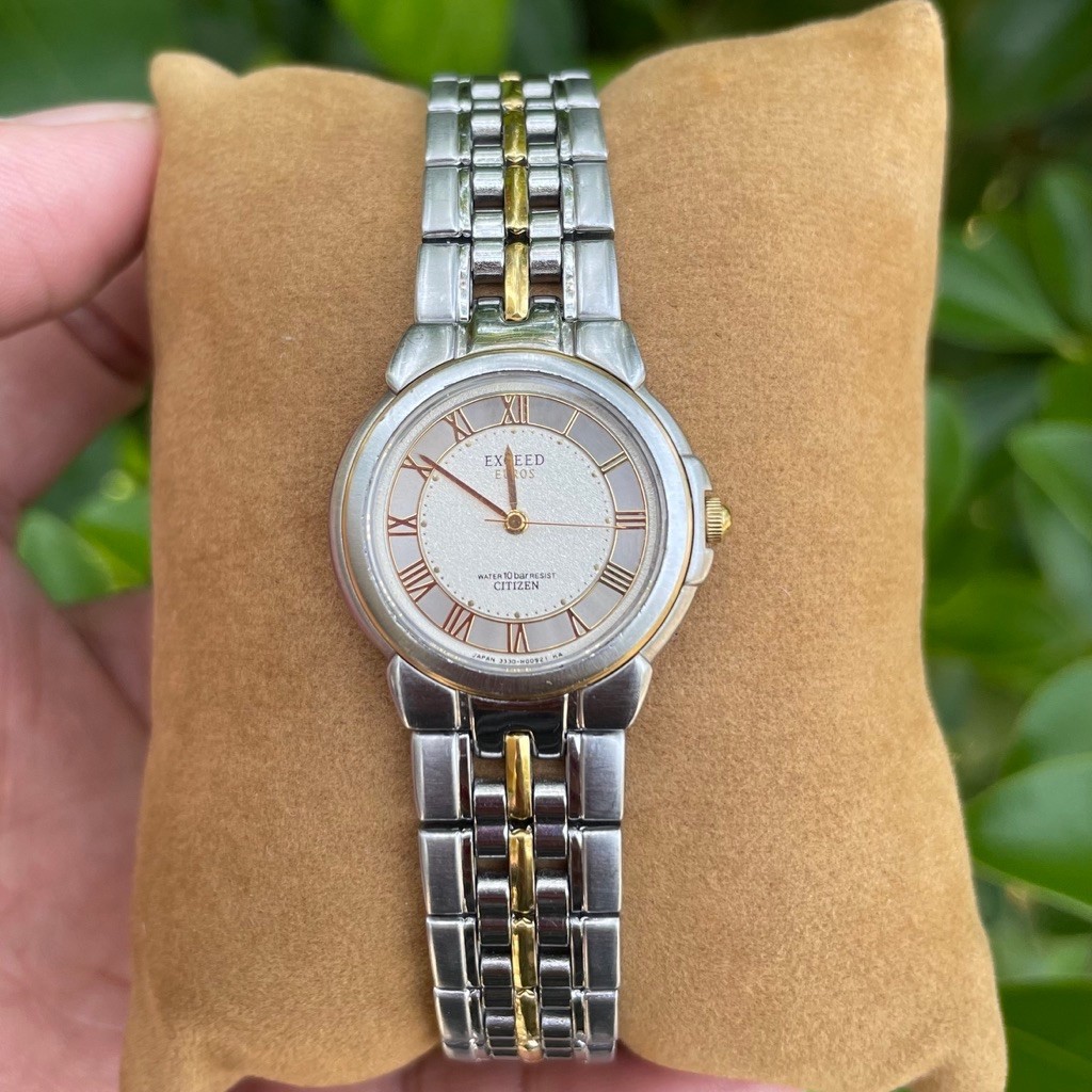 Đồng Hồ Nữ Citizen Exceed Euros Cao Cấp Chính Hãng Kính Sapphire Máy Cao Cấp Chống Nhiễm Từ