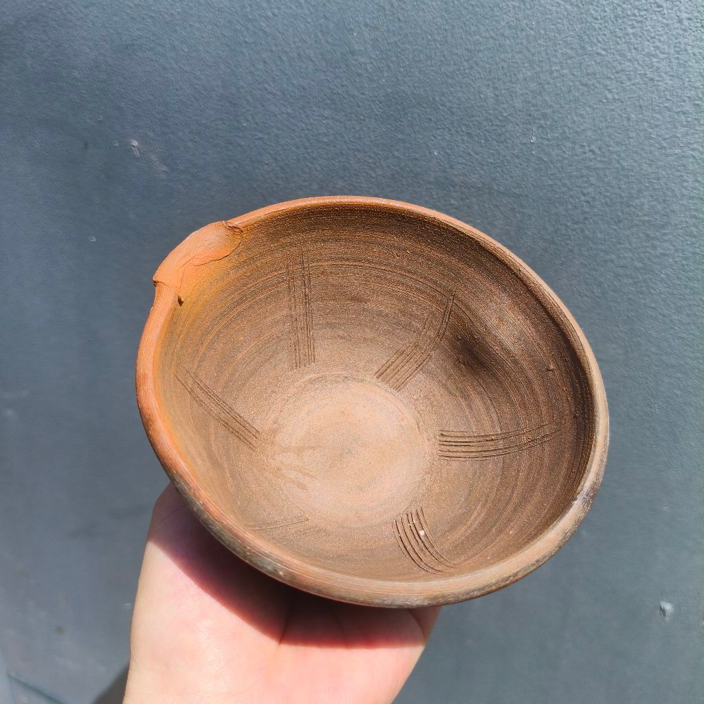 Bát chawan bizen, rót bizen và đồ kê nắp ấm