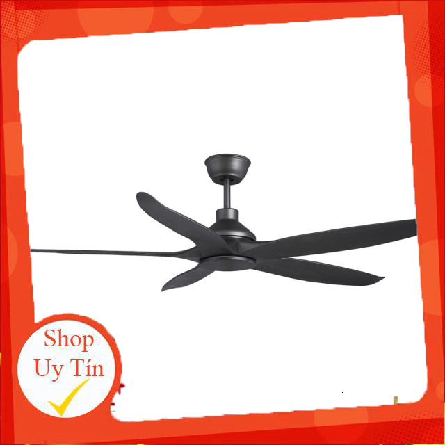 ( Quạt trần BENNY BF-C54HEC, 5 cánh 137 cm, cs 38W, ĐK, đen, động cơ DC, xuất xứ Thailand )