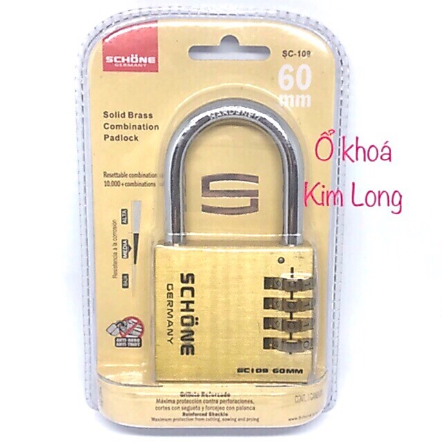 Ổ khoá số 6 phân SCHONE chính hãng