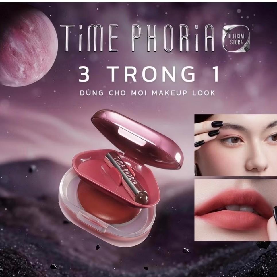 [NEW] Son & má hồng kem đa năng Time Phoria Blurring Pot dễ tán tự nhiên lâu trôi 4g