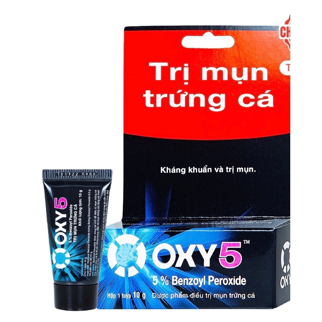 Kem Oxy 10% bôi mụn bọc, mụn sưng đỏ
