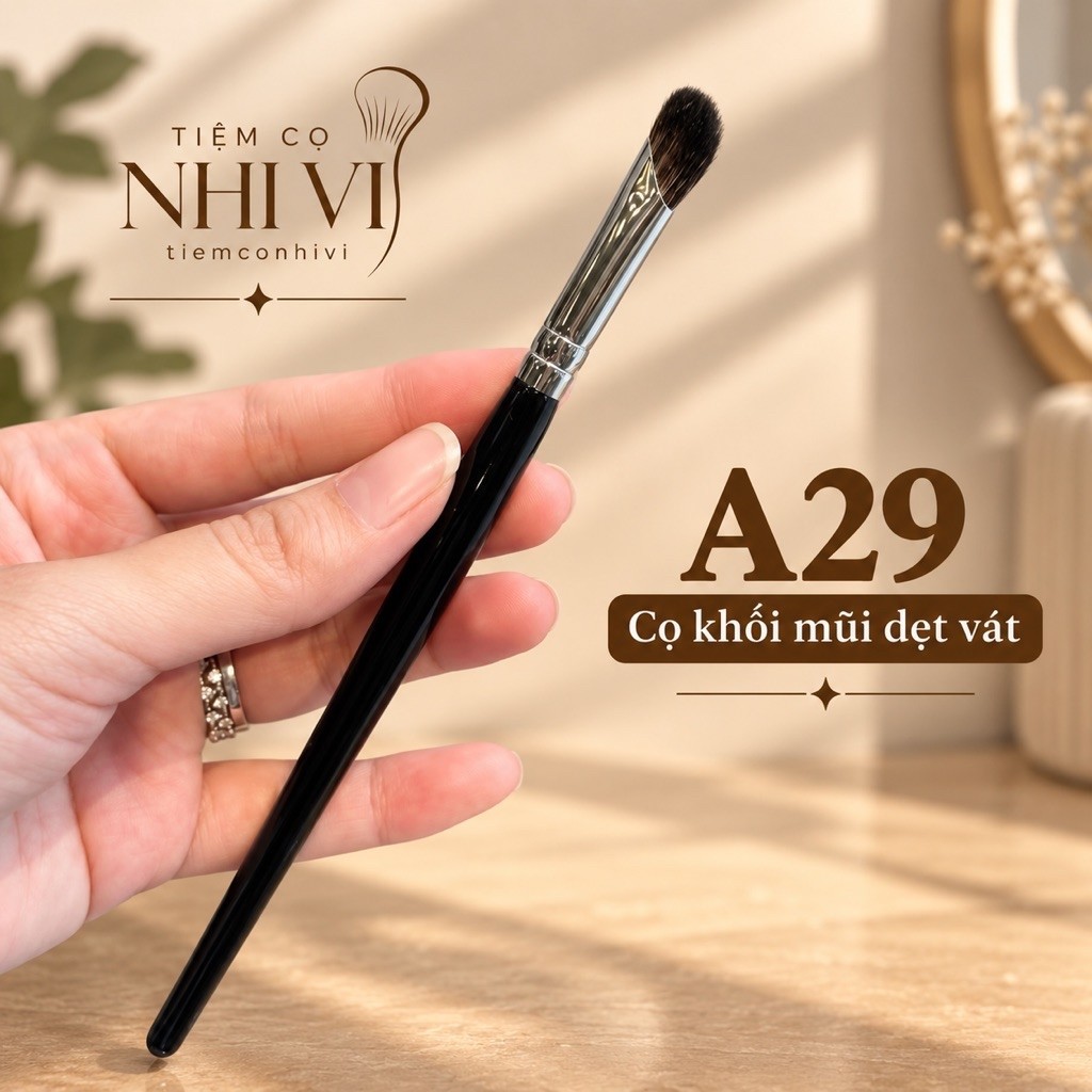 [A29] Cọ Khối Mũi Lông Dê Chất Lượng Cao A29 Nhi Vi