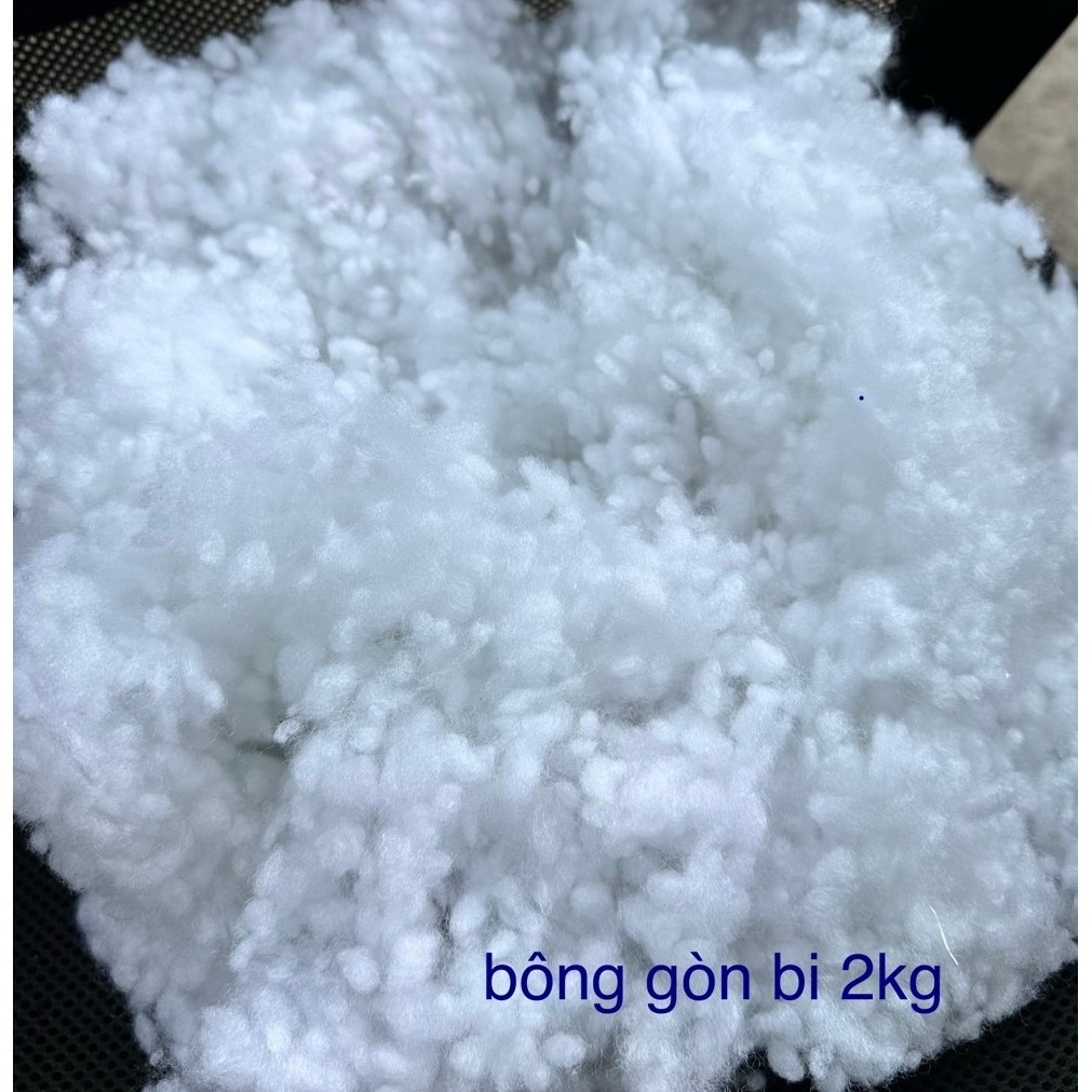 Bông Gòn Bi Combo 2KG – Gòn Nhồi Gối, Gấu Bông, Thú Bông Tơi Xốp