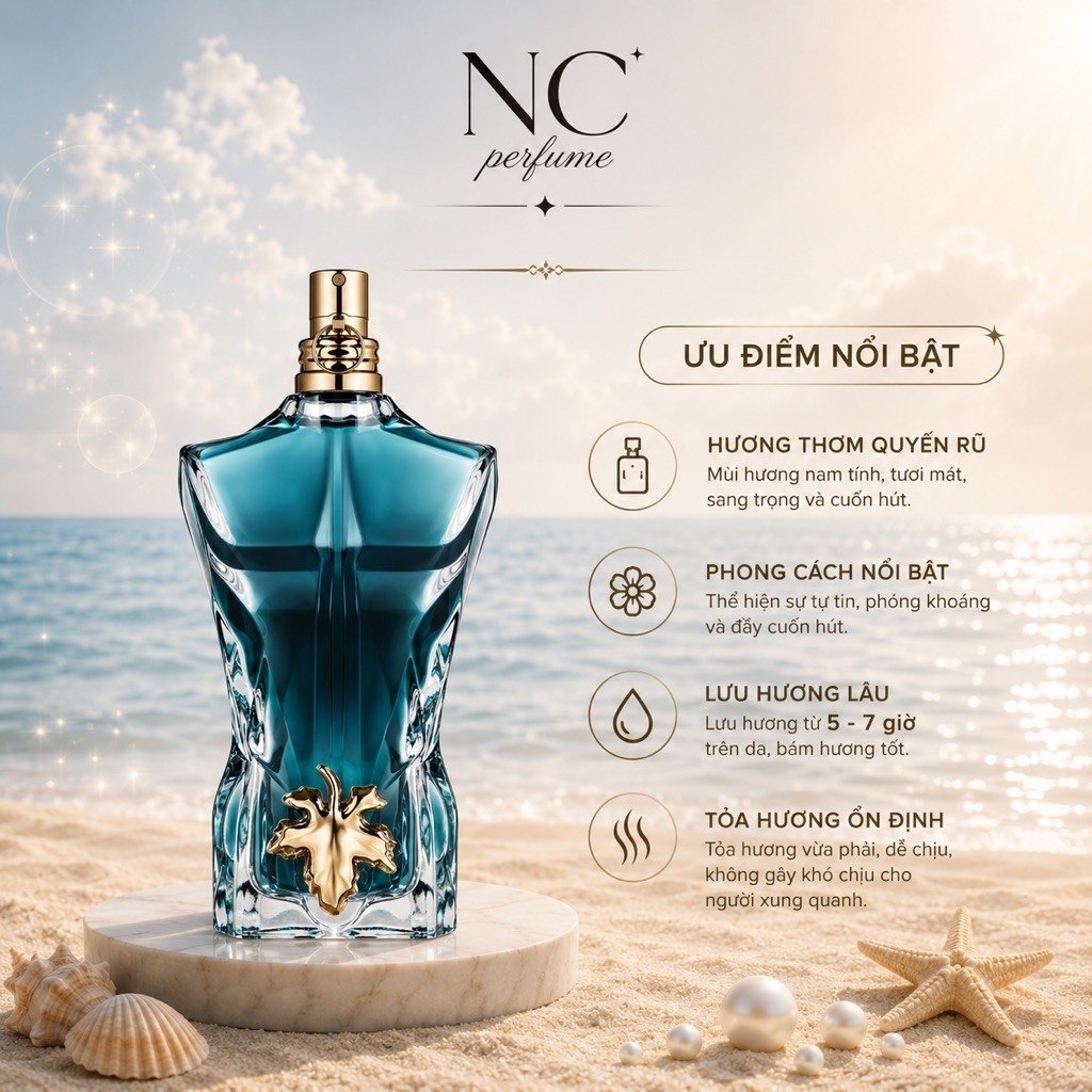 Nước Hoa Nam Le Beau EDT 10ml . Nước Hoa Nam Jean Paul Gaultier - NC Perfume