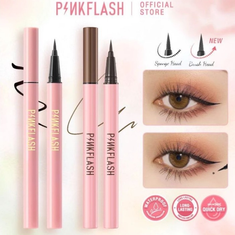 PINKFLASH WATERPROOF EASY EYELINER B02 – KẺ MẮT NÂU