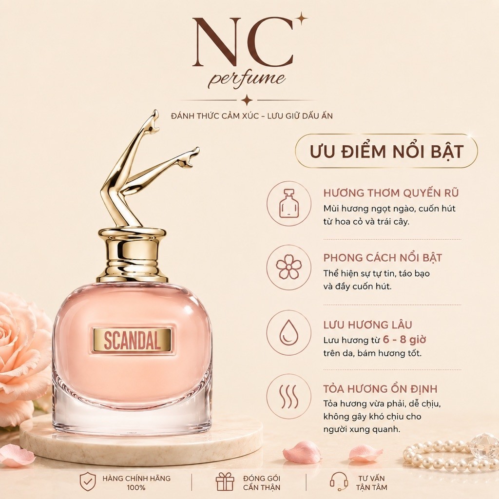 Nước Hoa Nữ Scandal EDP 10ml . Nước Hoa Nữ Scandal - Nc Perfume